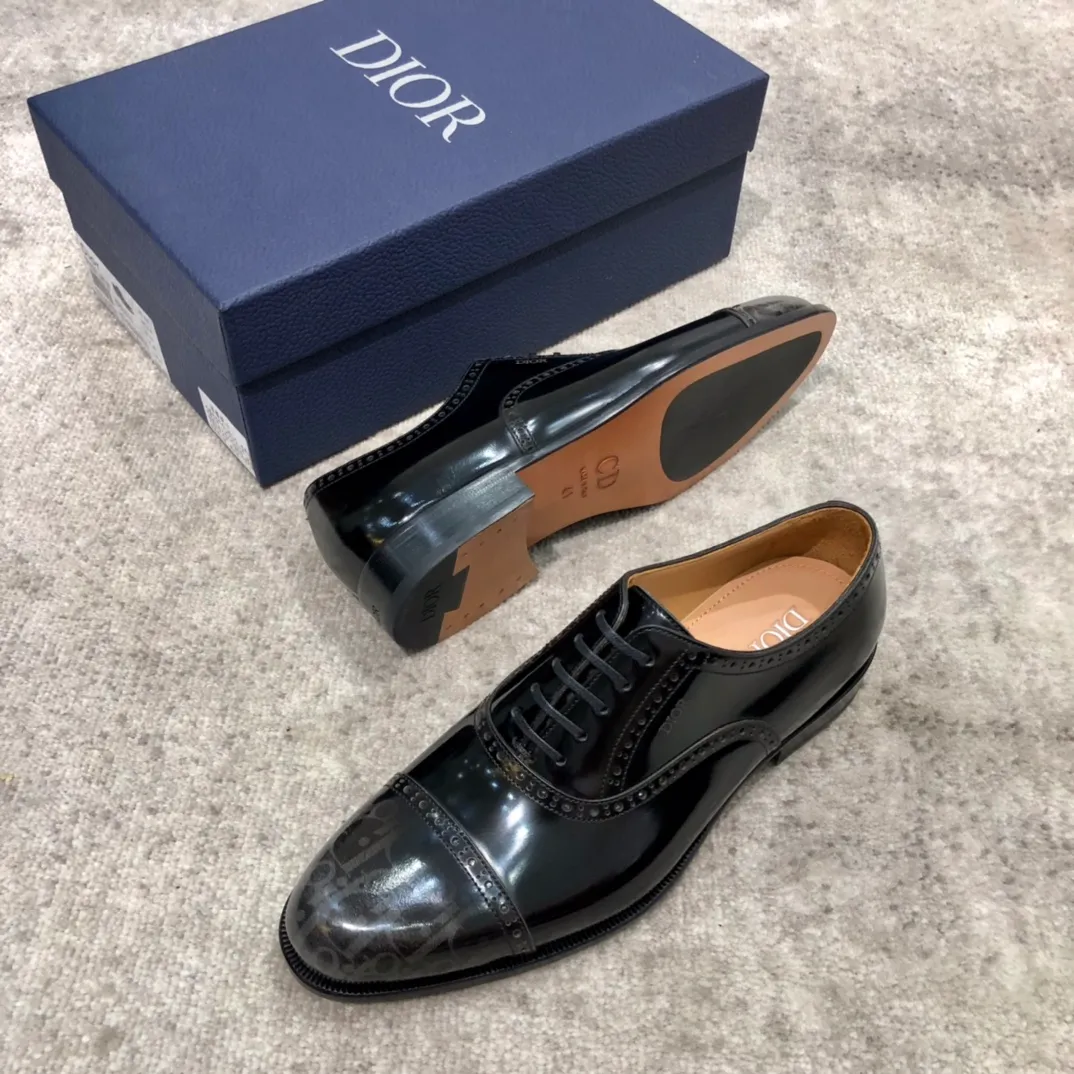 Men's shoes 💰960 Dior high-end men's boutique casual leather shoes, imported cowhide upper, water-dyed cowhide lining, imported genuine leather outsole, perfect details, standard code 38-44 (45 is custom-made, non-returnable and non-exchangeable)